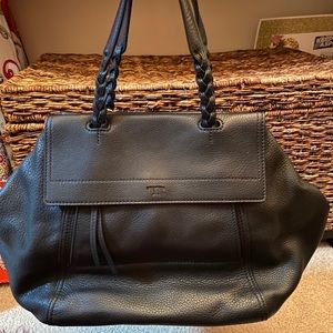 Large authentic Tory Burch satchel.